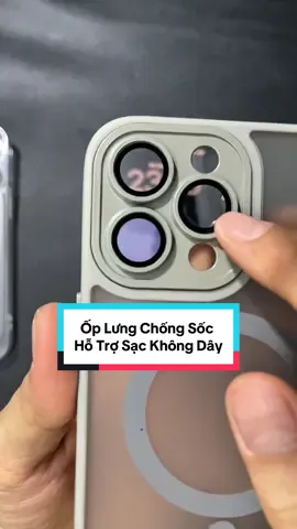 Ốp Lưng, Ốp Điện Thoại, Chống Bám Vân Tay, Hỗ Trợ Sạc Không Dây, Nhiều Màu Để Chọn Lựa #oplungdienthoai #oplungchongsoc #oplungmagsafe #oplunggiare #oplung 