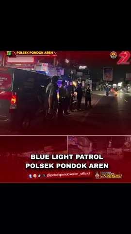 Apa itu Blue Light Patrol?  Adalah Upaya dari Polsek Pondok aren, melaksanakan Patroli gabungan Unit ke daerah rawan yang ada di wilayah Hukum Polsek Pondok aren. Apa gunanya? Gunanya adalah mencegah aksi kejahatan, Tawuran dan tentunya Respon cepat bilamana ada pengaduan dari Masyarakat yang membutuhkan kehadiran Polisi. #bluelightpatrol  #polsekpondokaren 
