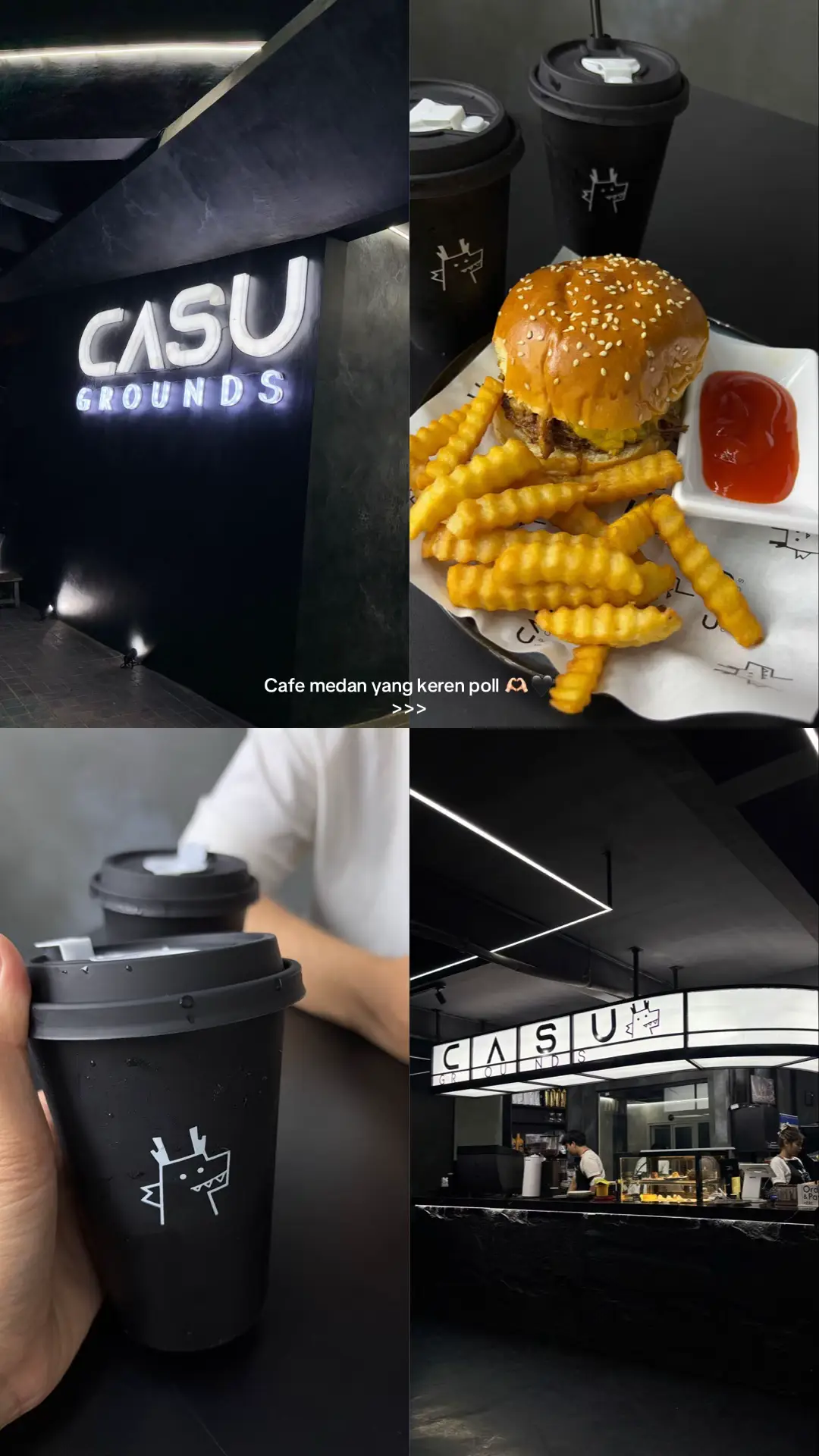 Selain keren, makanan & coffee nya enak 🫶🏻 #casugrounds #casugroundsmedan #coffeshopmedan #cafeaesthetic #rekomendasicafemedan #fyp 
