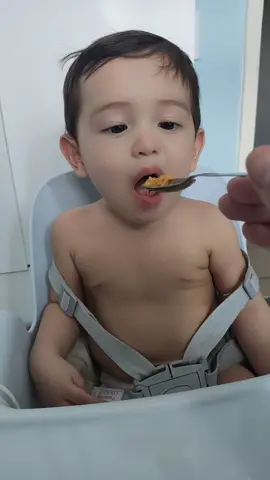 Hoje o almoço foi frango desfiado com arroz. O bebê amou. #meumundoazul💙 #filhosbênçãodosenhor #filhosprosperos #paidemenino #PresenteDeDeus 