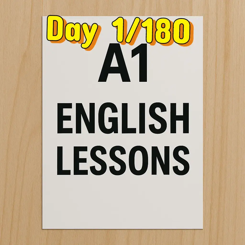 safarkeena barshada luqada English heerka koowaad A1 level one bigner 