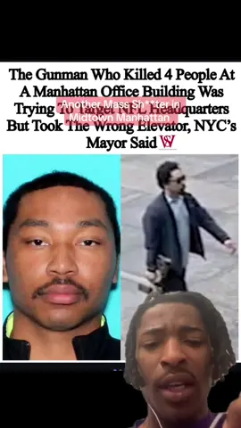 And he went to the 33 floor to do it 🧐 yall don’t find that interesting ? (Comment below) #wisdom6last  #spiritualwarfare #midtownmanhattan #shanetamura #shooting 