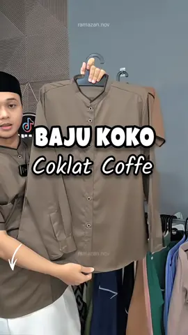 Baju koko pria warna coklat coffe bahan katun toyobo #bajukoko #koko #ramazan #kokopria #kemko #kemejakoko #bajumuslim #bajumuslimpria #bajulebaran #kokopriadewasa 