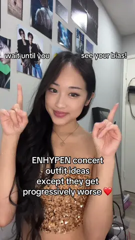 if you’re wondering if i forgot jay no i didn’t it’s just hard to dress up as mine ❤️ which outfit was your favorite? 👀  #enhypen #outfit #outfitinspo #concert #kpop 