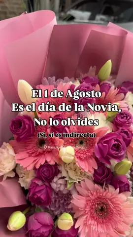 💐 ¡Faltan pocos días para el Día de la Novia! Sorpréndela con un ramo lleno de amor y frescura. ✨ Aparta el tuyo HOY y celebra el 1 de agosto como se merece. 📲 Pide por WhatsApp, los pedidos son limitados. #DíaDeLaNovia #FloresQueEnamoran #RanchoSanJuanDiego #DetallesConAmor #FloresEnGuadalajara 