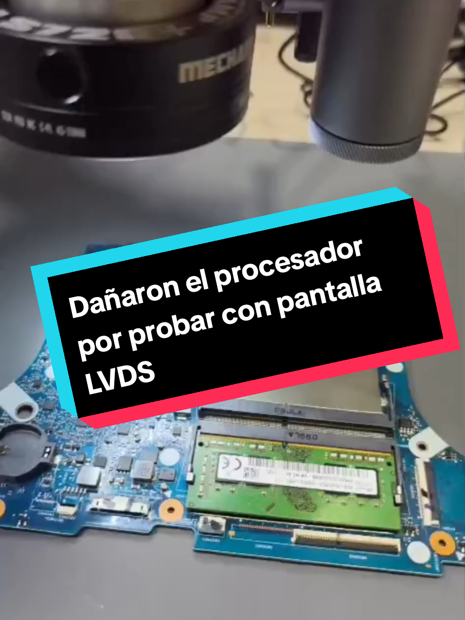 Dañaron el procesador por probar con una pantalla LVDS cuando esté equipo soporta tecnología EDP #serviciotecnico #reparacion #laptopgaming #asus #procesador  #limaperu🇵🇪 #bellavistacallao 
