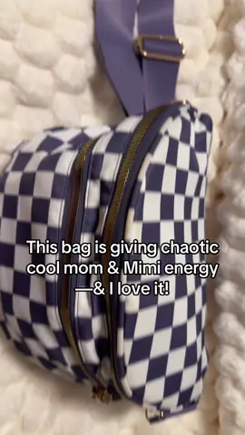 The perfect bag for moms, grandmas, and anyone who has no free hands but still wants to look good. Worth it. #MimiOnTheGo #CheckeredBag #TikTokShopStyle #EverydayCarry #MomLifeEssentials 