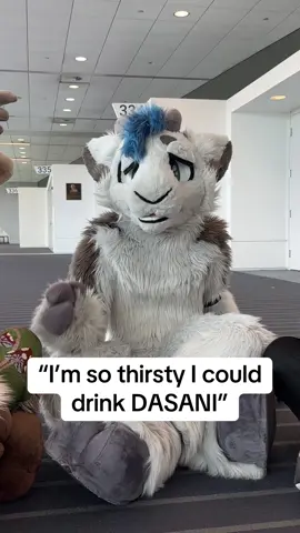 Anything but DASANI.. @Jerb @NeonDragon @Sobi @Tugo  #furry #fursona #furrytiktok #fursuit #fursuiter #furryfandom #anthrocon 