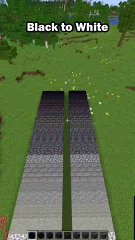 minecraft Black to White #Minecraft #minecrafter #minecrafts #minecraftbuilds #minecraftbuild 