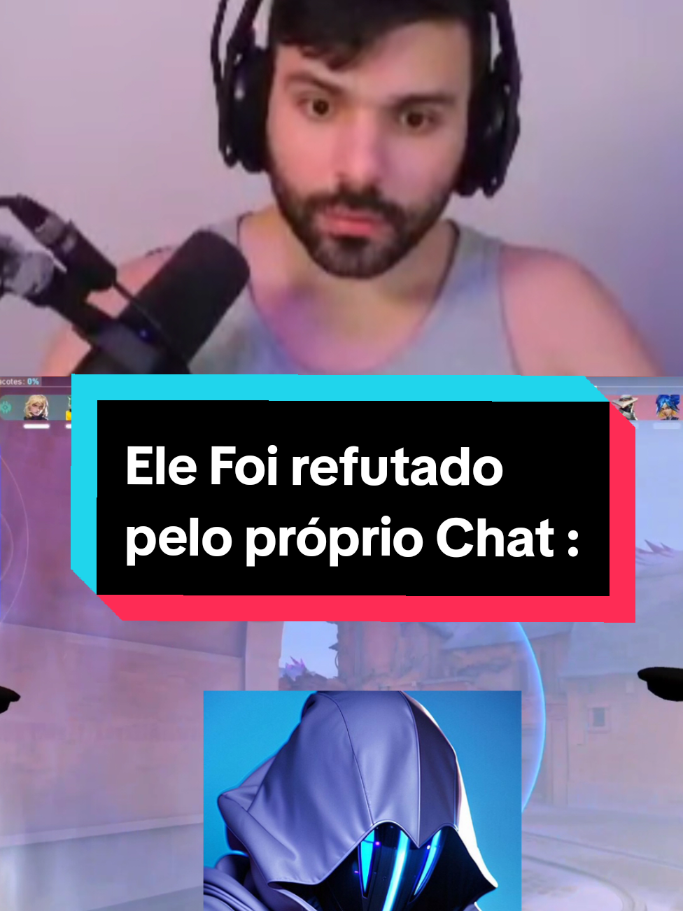 Foi inventar moda e ainda tomou um salve do chat 😂😅 #valorantmemes #valorantclips 