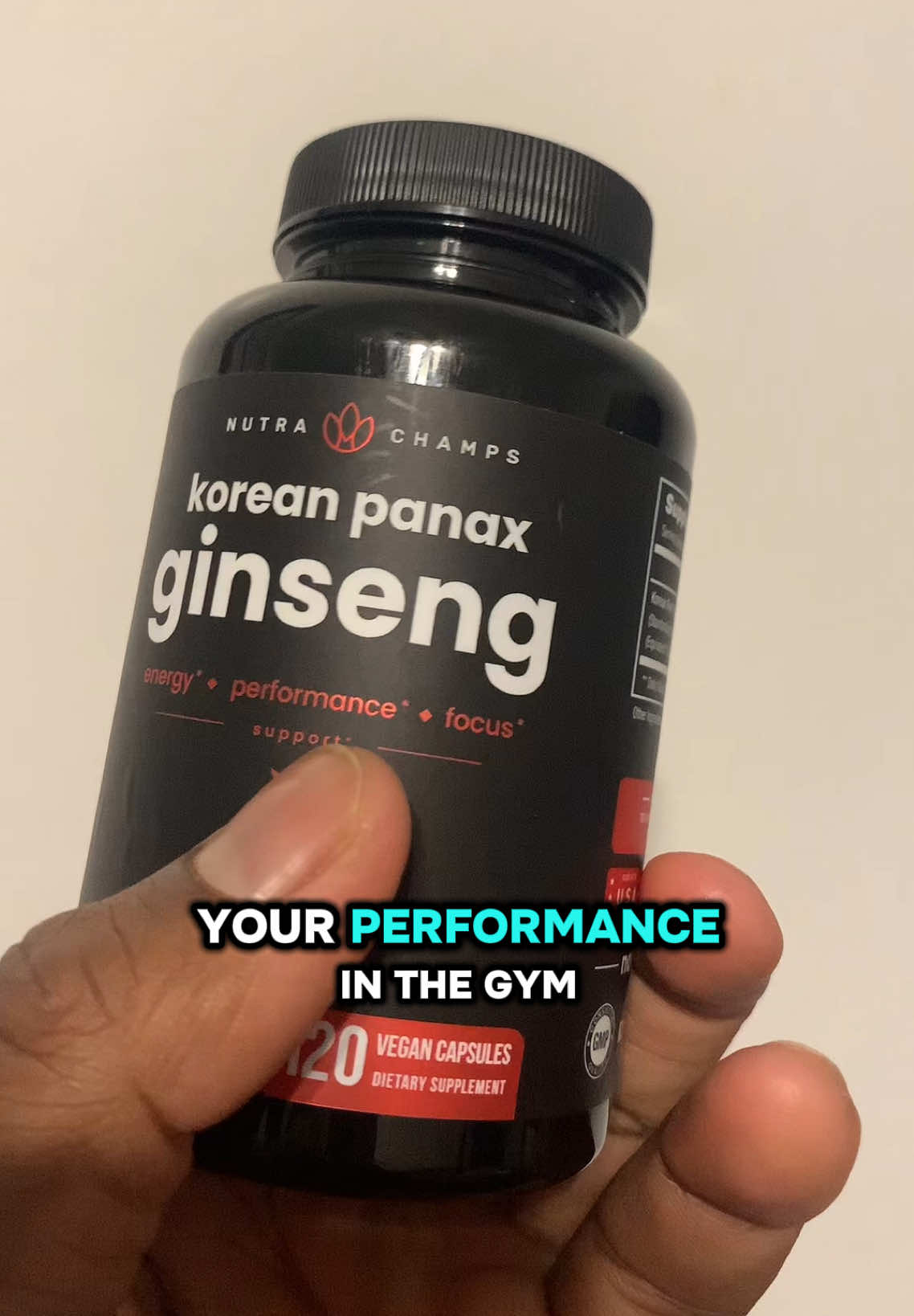 @NutraChamps #korean Panax #ginseng will put that extra #fire in your #workout #💪 #gym #energy #supplements 