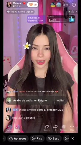 Muchas gracias blanco por no dejarme ser espectadora 🥹🥰#tiktoklive #livehighlights  
