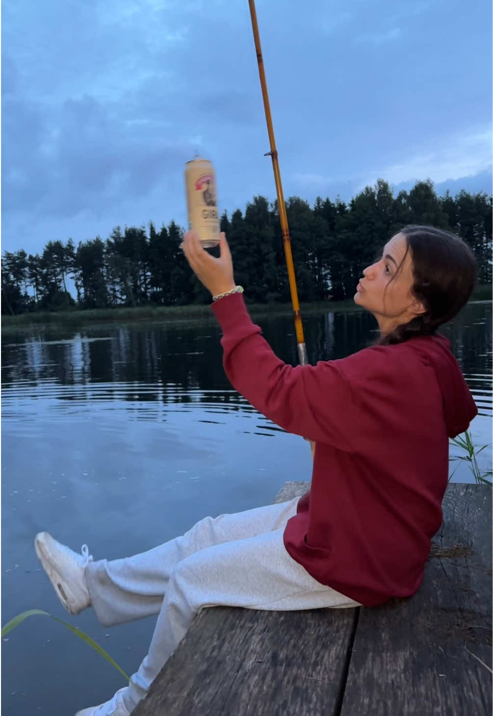 Here fishy fishy 🎣🎣🎣  #herefishyfishy #trend #bait #camp #funny #lithuania #fish #camping #kidscamp 