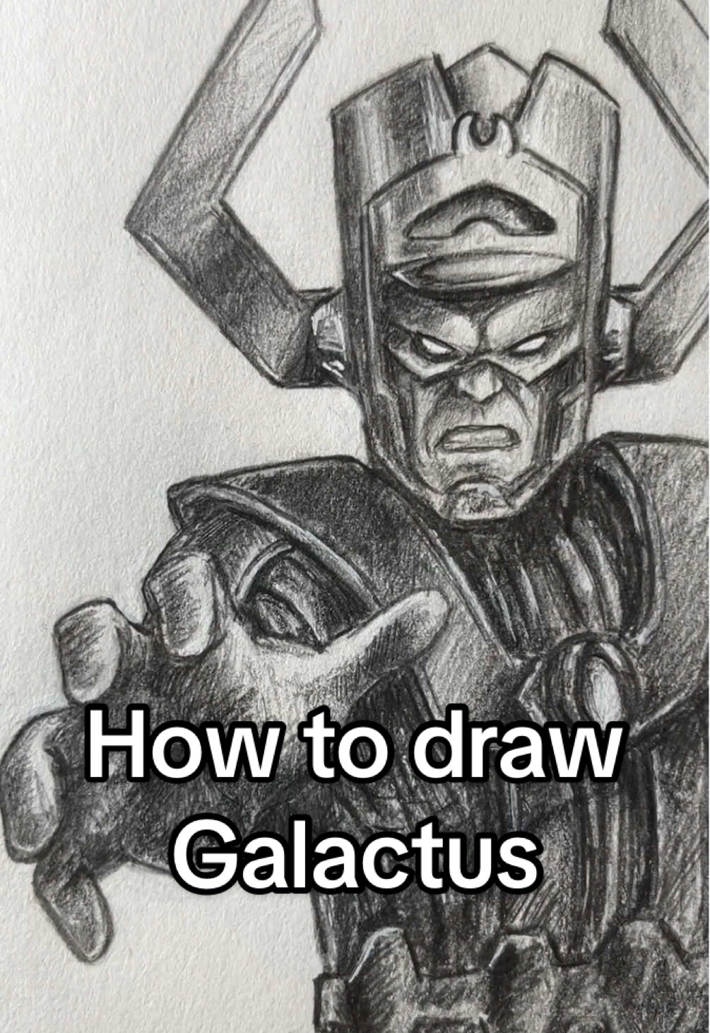 How to draw Galactus from Fantasic Four! Who should I draw next? #art #artistsoftiktok #fantasticfour #galactus #fantastic4 #drawing #tutorial how to draw galactus fantasic 4 marvel art drawing tutorial