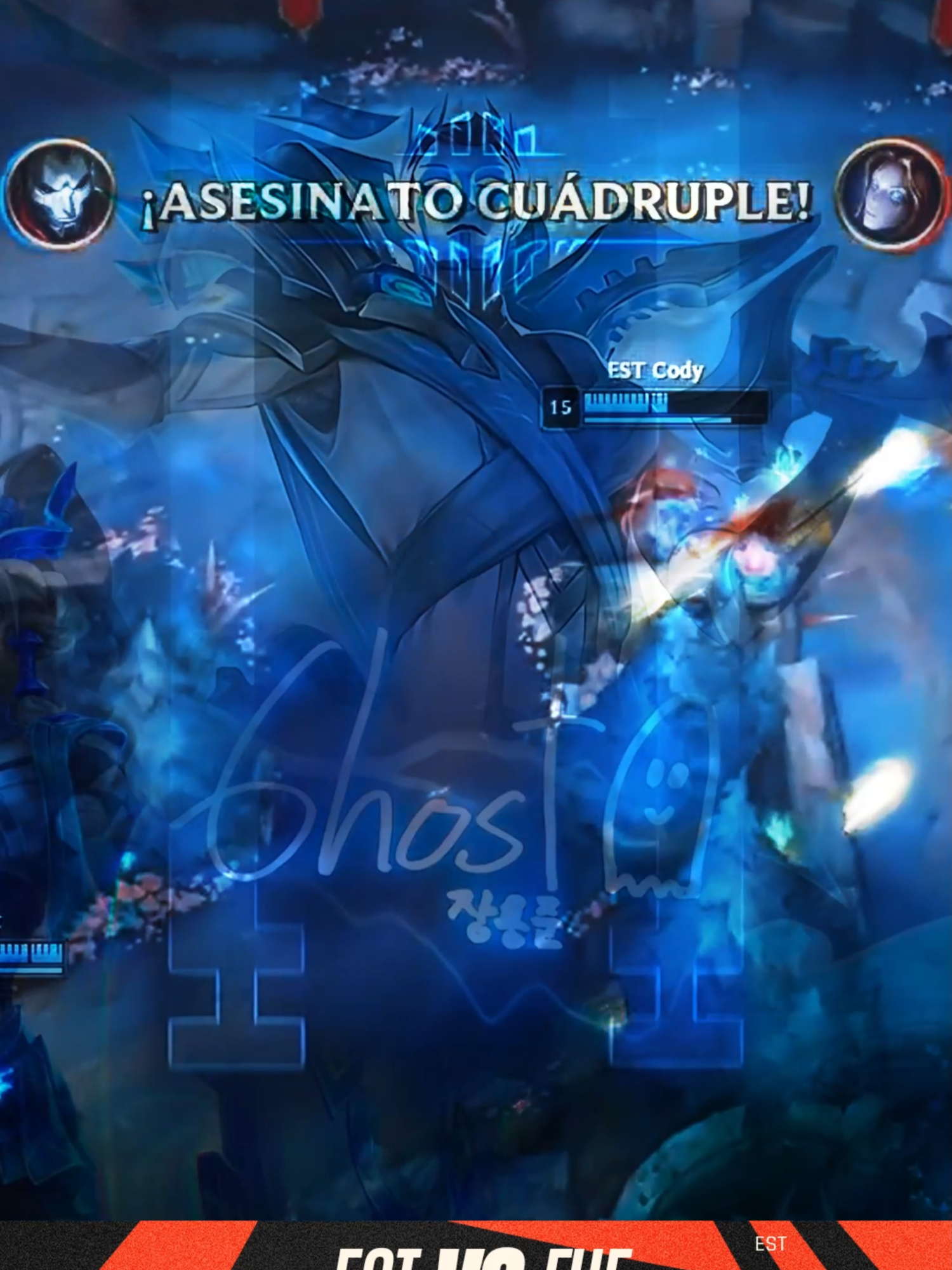 Ghost en Estral farmeando aura #somosestral #LetsFlyTogether #Jhin