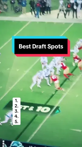 What’s the best pick in 2025 fantasy drafts? 🤔 Here are my 5 favorite spots to draft from this year 📊 #fantasyfootball #fantasyfootballtips #fantasyfootballadvice #fantasyfootballdraft #fantasyfootballhq 