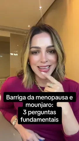 Barriga da menopausa incomoda muito , eu sei… Muitas pensar em usar mounjaro, mas será que é para todas?  Espero que esss vídeo consiga te mostrar se é para você ❤️#creatorsearchinsight #menopausa #climaterio #reposicaohormonal  @Dratatianaevaristo  @Dratatianaevaristo  @Dratatianaevaristo 