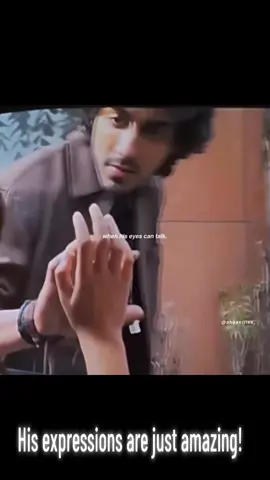 His expressions are just amazing! #movie #saiyaara 