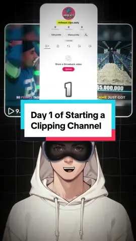 Day 1 of starting a clipping channel 😳📲 #tiktokautomation #ai #aitools #contentcreator #makemoneyontiktok #clipping 