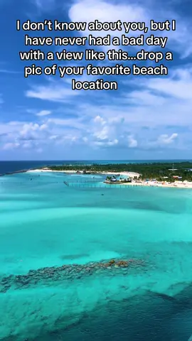 Look at that perfect clear water 🥰♥️#WanderlustVibes #TravelTok #bahamas #castawaycay #beautifulviews 
