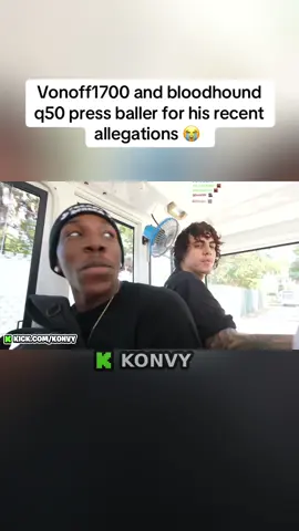Nah baller is cooked #fentysuperbrandday #konvy #tiktok #kick #bloodhoundq50 #viral #vonoff1700 