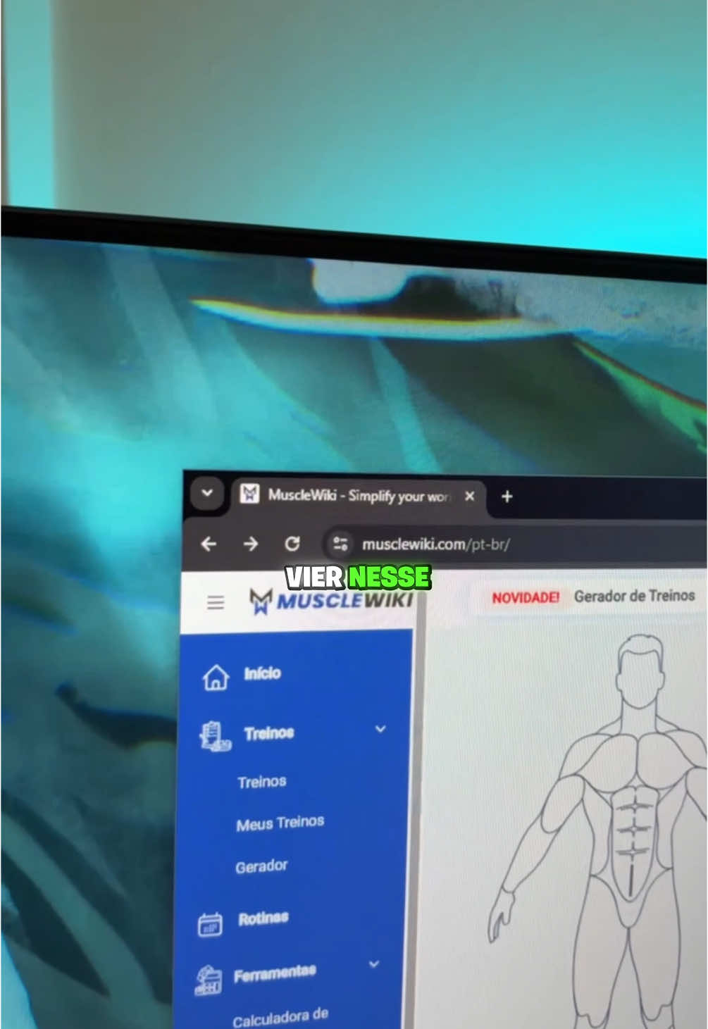 Site que parece ilegal de saber - Monta seu treino de graça #sites #treino #GymTok #dicas 
