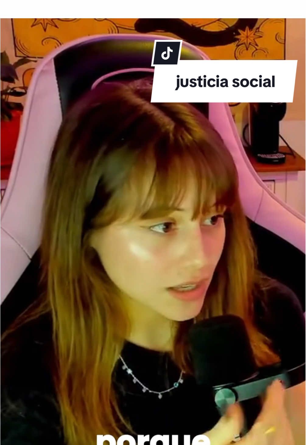 fragmento de mi stream en Twitch.tv/belenlion  #fyp #foryou #justiciasocial #streamer #derecha #twitch #milei 