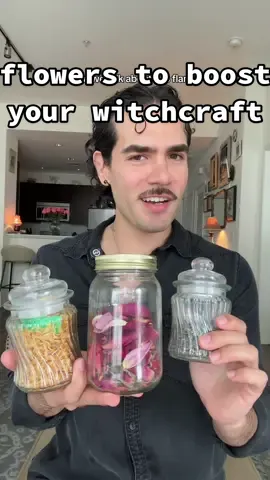 flowers to boost your witchcraft and energy ✨ #witchtok 