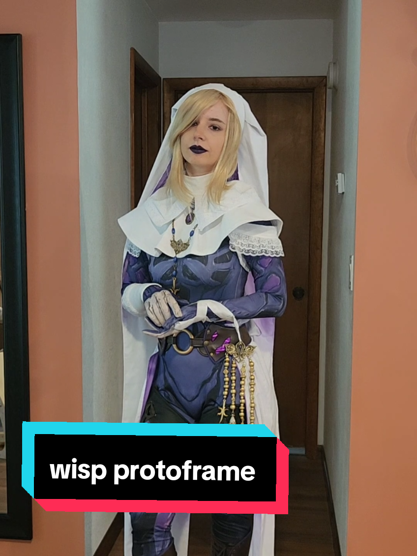 Mon Dieu! My wisp protoframe cosplay is complete (for as much as i can judge the details in the trailer for now) theres probably a few more but im happy with this look! 🫶 #warframe 