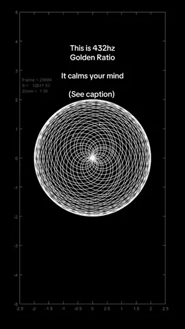 This is 432 Hz Golden Ratio Frequency — and yes, it can quiet your mind. 🧠✨ Every tone you hear is spaced by the golden ratio (1.618) — the same pattern found in galaxies, seashells, pinecones, your heartbeat, and breath. It’s more than a calming sound. It’s a vibrational mirror. A mathematical reset. A direct line back to the rhythm of creation itself. All 13 tones are built from 432 Hz, a tuning often linked to Earth’s natural frequency — and known to bring the body and energy field into alignment. 🌀 Use it for: • Nervous system regulation • Clarity & mental stillness • Meditation + manifestation • Emotional release + recalibration Let your system sync with the spiral. Stay as long as you need. Comment “golden” if you want the full-length versions to meditate with. #GoldenRatio #432Hz #SoundHealing #EnergeticAlignment #ManifestationTools #BrainReset #FrequencyHealing #MeditationSupport