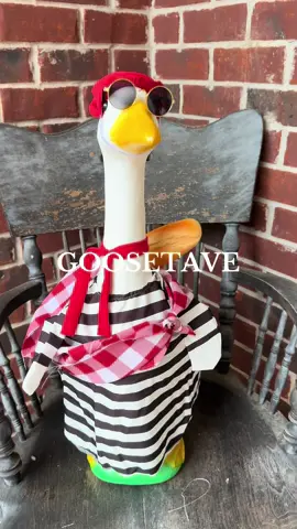 Yall this is a repost bc why didn’t I think of the name sooner. GOOSETAVE THE PORCH GOOSE  Gustave in his baguette outfit from Clair Obscur: Expedition 33  #expedition33 #clairobscurexpedition33 #clairobscur #porchgoose 