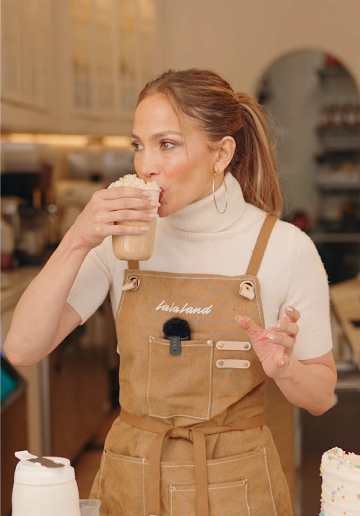 @JLO Latte ❤️  #JLo #JenniferLopez #JLoLatte 