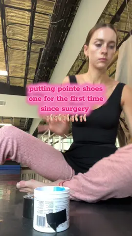 it’s rough stuffing a foot into a shoe #ballet #ballettok #ballerina #dancer #pointeshoes #asmr #pain 