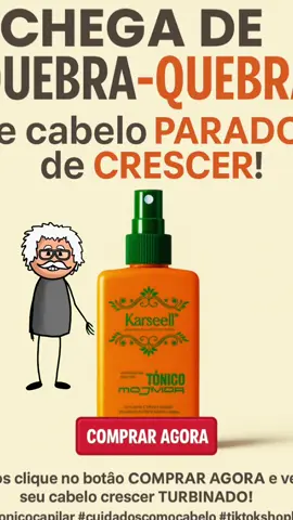 Cansado de ver cabelo no travesseiro? O Tônico Karseell tá salvando cabeças por aí (literalmente 😅)! Com ingredientes potentes como biotina, gengibre e bioex, ele acelera o crescimento e combate a queda. E o melhor: já vem com desconto! #tonicocapilar #tonicopoderoso #quedadecabelo #crescimentocapilar #karseell #cabeloperfeito #cabelosaudavel 