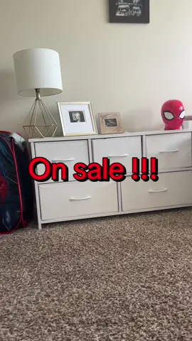 Had this for over a year still is doing great for the price ❤️ #dresser #whitedresser #cheapdresser #toddlerroom #bedroomfurniture #paidpartnership 
