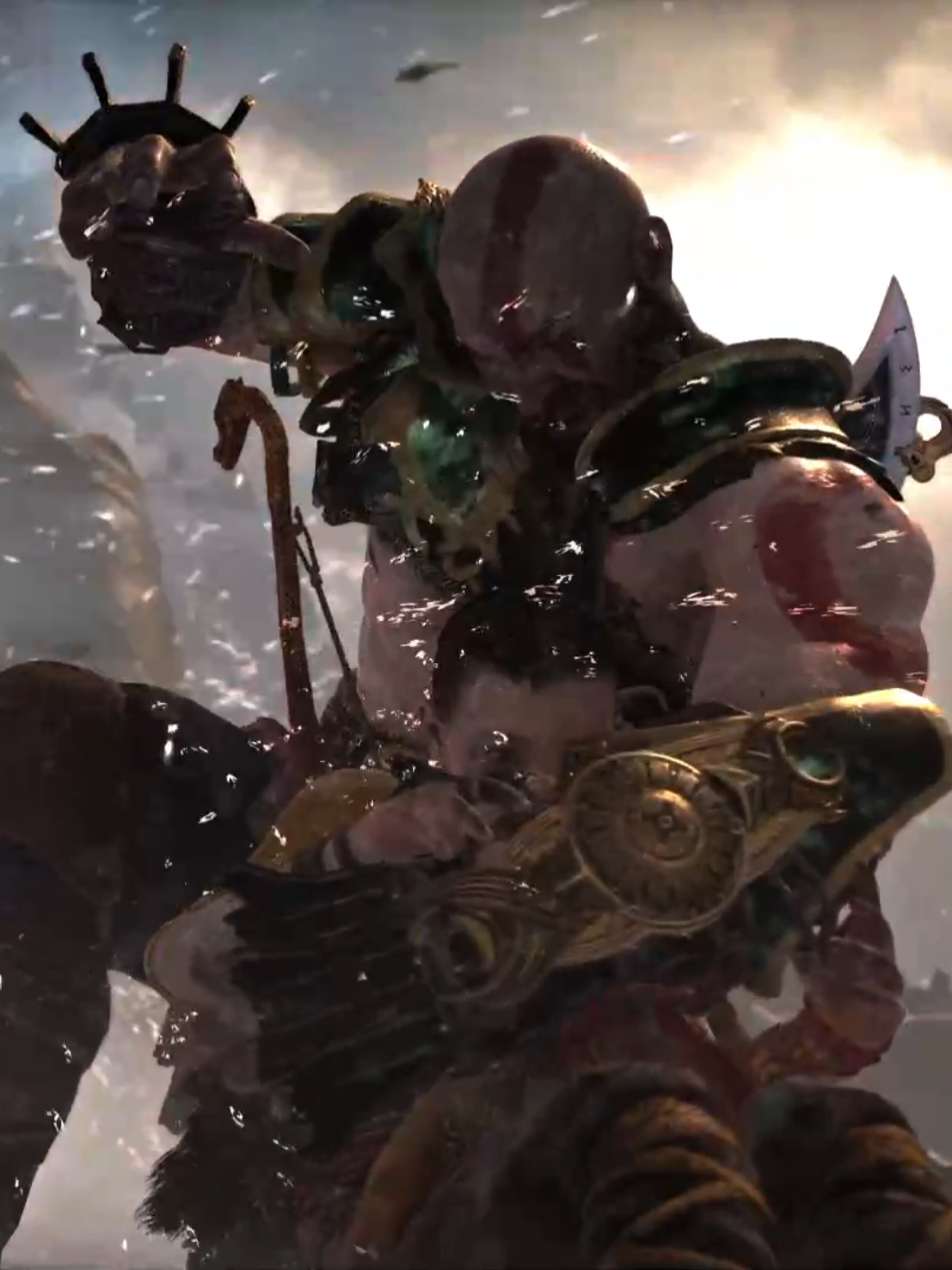 Kratos e Atreus VS Baldur – Pai e filho no auge! 🔥⚔️