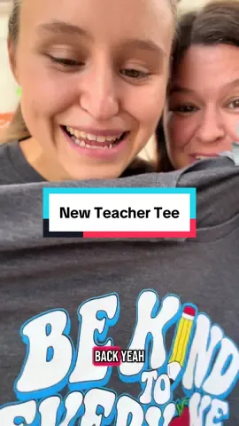 Teacher Alert!   We just launched this super cute new teacher tee.  It turned out so cute!!  Tag your teacher friends and as Jordyn would say “get shopping!”  We also have it available in a cute teacher bundle box as well.  Also, if you want to get a group together to place an order we have a 15% discount on orders of 10 or more.  All you have to is use the code groupdiscount at checkout. (when ordering 10 or more.)  We call it a teacher tee but it’s perfect for anyone that works in a school!  It has our popular Be Kind to Everyone on the front and It’s a great day to teach kindness on the back.  This one has so many cute details! #teacher 