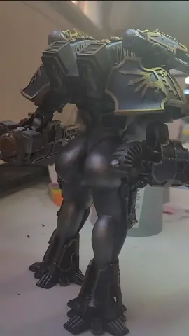 WIP for the Warmommy titan model at 8in tall.  #warhammer #warhammer40k #gamesworkshop #gamesworkshop40k #3dprinting #3dprint #resinprinting #commissionpainting #commissionpainters #models #modelpainting 