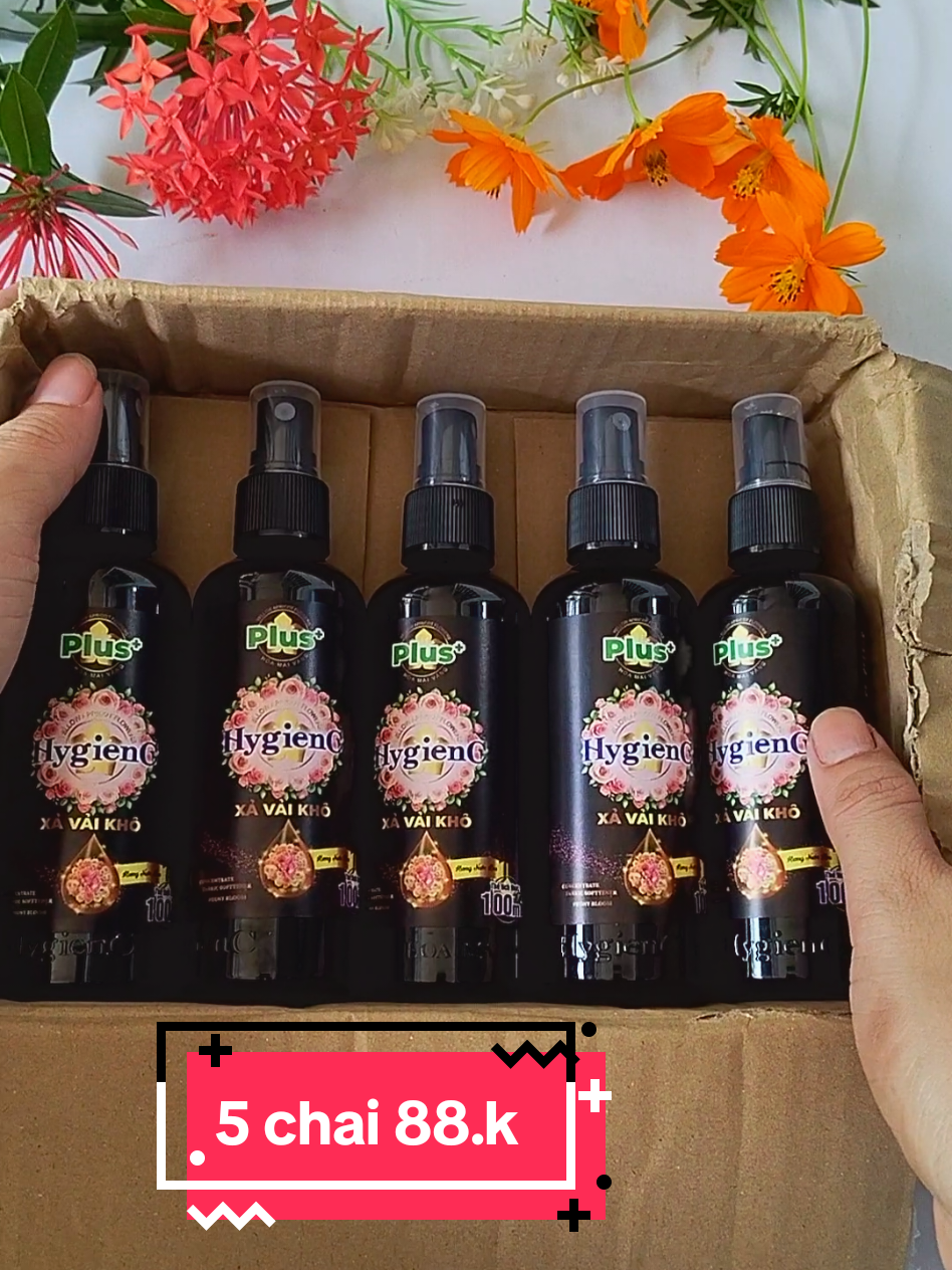 Combo 5 chai xịt xã vải khô HygienC (mõi chai 100ml)@EM MI TẠP HÓA @EM MI TẠP HÓA @EM MI TẠP HÓA #xitxavaikho #hygienc #xavaikho #xavai #xitxavaikhohygienc 