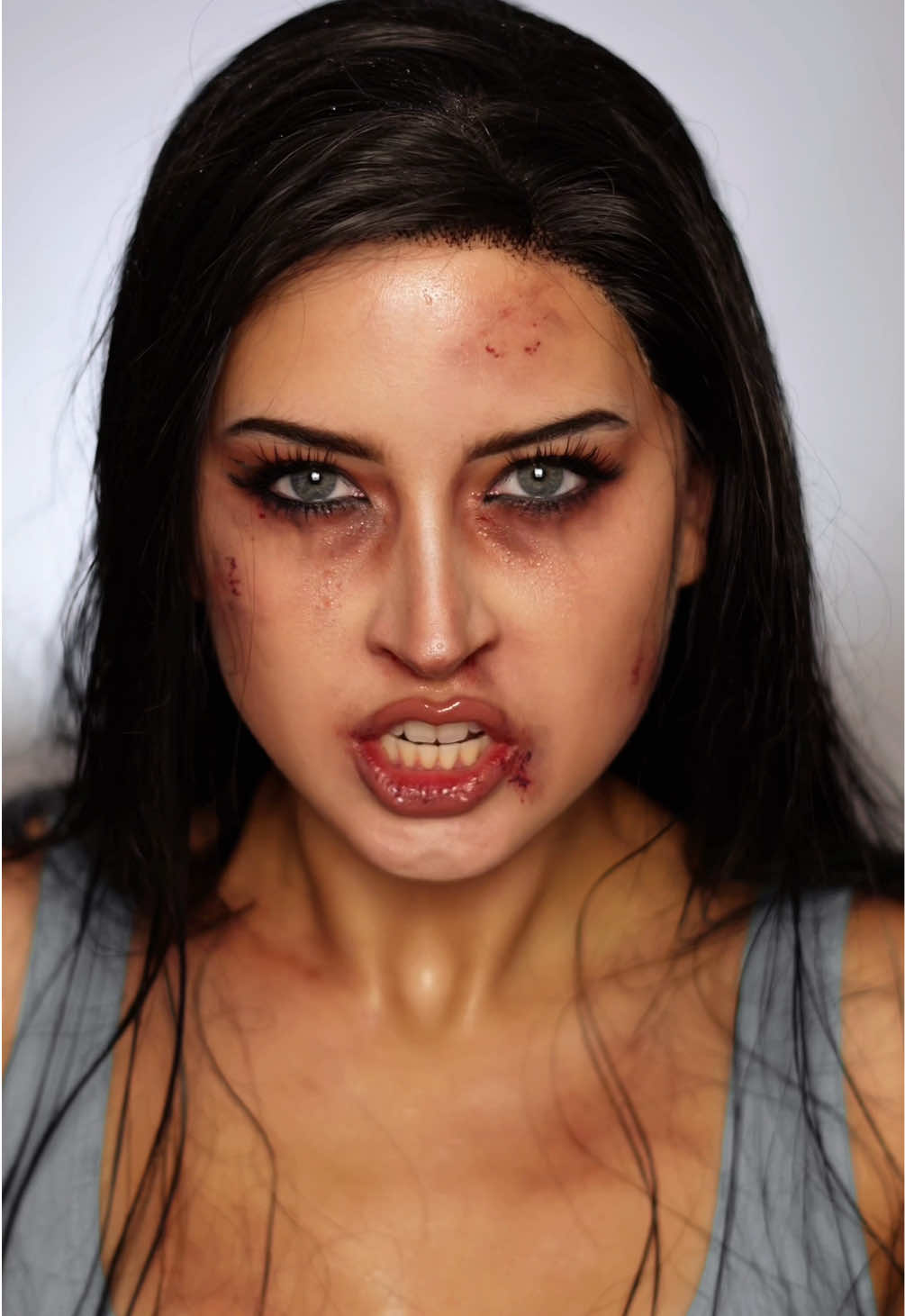 Movie Alphabet Makeup Challenge: J is for Jennifer’s Body 🩸 #jennifersbody #meganfox #makeup #cosplayer #jennifercheck #halloweenmakeup 