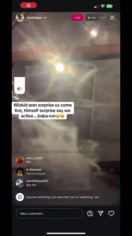 Wizkid on IG live  #songofthesummer #fy #fyp #laho #foryou #foryoupage #viraltiktok #videoviral #wizkid #iglive 