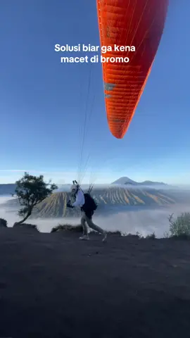 Turun lebih cepat #paralayang #bromo #gunungbromo #fyp 