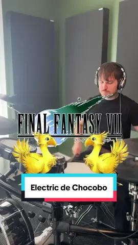 Chocobo theme on drums from Final Fantasy 7 #ff7 #finalfantasy7 #finalfantasy #drums #drumcover #drumtok #chocobo