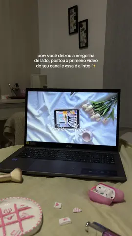 Finalmente postei meu primeiro video no youtube e estou muuuuito feliz com isso 💕 Conto com vocês por lá!  #Vlog #youtubechannel #aesthetic #girls #fyp 