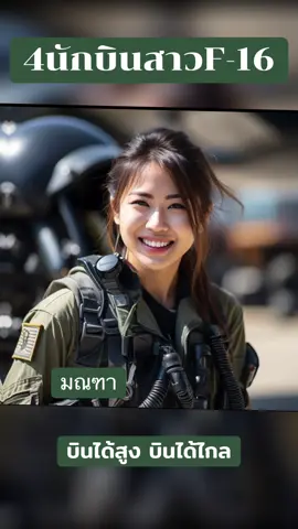 4นักบินสาวF-16 แห่งกองทัพอากาศ  1.ปลายฟ้า บินสูงตั้งแต่ชื่อ เวลาขับF-16 เสียงจะฟาดฟ้าเหมือนสายฟ้าฟาด   2.อิงดาว ดาวดวงนี้ไม่ใช่แค่สวย แต่ยิงแม่น มาก   3. น้ำฝน  สายซอฟต์ ภายนอกแต่ตอนรบ คือพายุซัดเต็มลำ  4.มณฑา ฉลาด ละเอียด เยือกเย็น#เทรนวันนี้ #tiktokviral #ป้าขาซิ่ง #ไทยนี้รักสงบเเต่ถึงรบไม่ขลาด #สงคราม #กัมพูชาเริ่มก่อน #กองทัพไทย#แม่ทัพภาคที่2