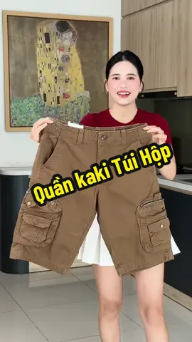 Phong cách bụi bặm cá tính đây các anh ơi#kieugialinh #quanshortnam #quankaki #quantuihop 