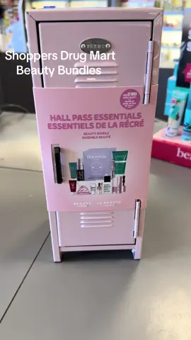 When you’ve been off for a week and all the back to school beauty bundles came in 😍 the locker bundle retails for $60 and the mini bag pack retails for $45 @Shoppers Drug Mart @shoppersbeauty #shoppersdrugmart #backtoschool #fyp #deals #beautyfinds 