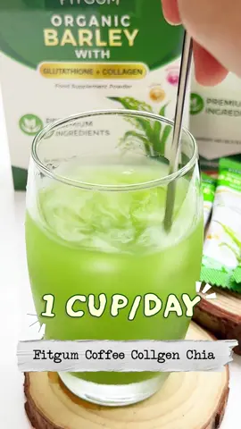 Fitgum Organic Barley Grass Powder Original X50 Glutathione Collagen Healthy, Fitgum Organic Barley Gluta Collagen Beauty Drink Brighten Skin #fitgumbarley #fitgum #barley #collagen #glutathione #fitgumbarleygrass 