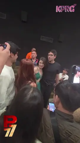 Sharing some #BarDa moments from #P77PremiereNight ☺️👀 #BarbieForteza #DavidLicauco