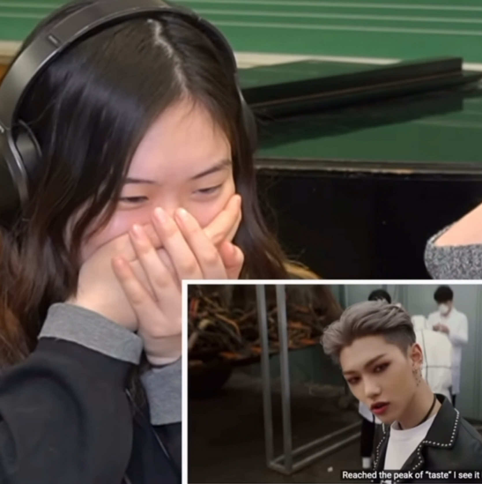 I love their reactions😭 #felixstraykids #deepvoice #majestic #skz #reaction #goviral #foru #foryoupagе #straykids #leeyongbok 